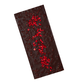 Zartbitterschokolade mit Himbeeren 100 g